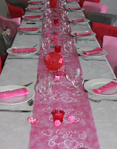 chemin table mariage