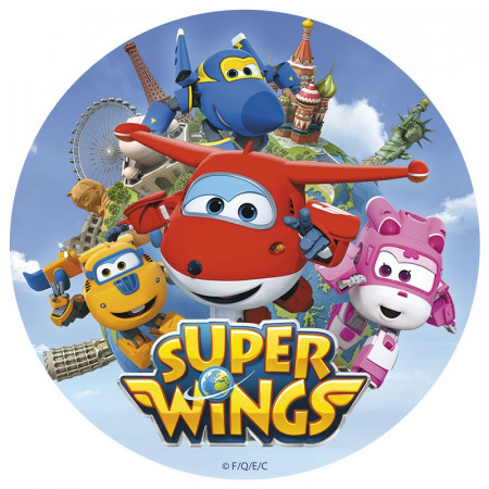 Disque A Gateau Sucre Super Wings Cm Disque A Gateau Sucre Super Wings Cm