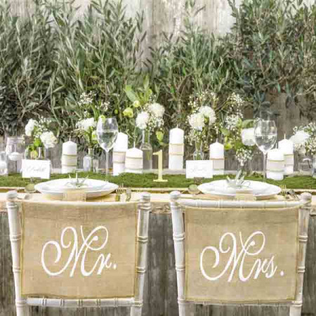 Housses De Chaise De Mariage Mr Mrs