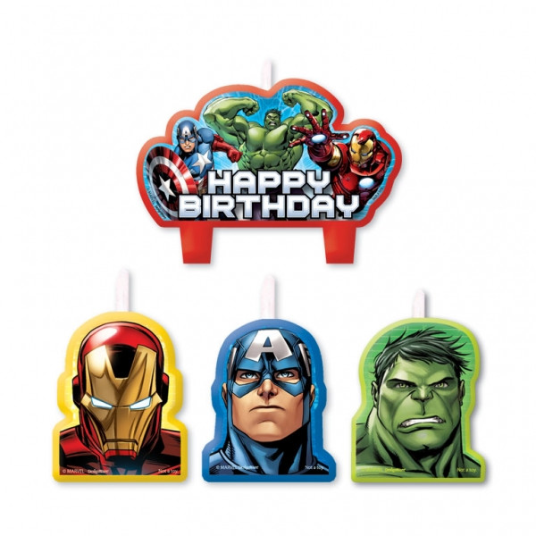 4 Bougies Avengers 4 Bougies Avengers