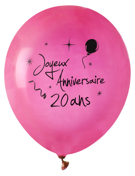 8 Ballons Joyeux Anniversaire Ans Rose 8 Ballons Joyeux Anniversaire Ans Rose