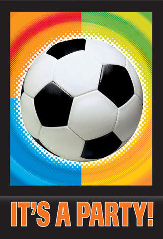 Carton D Invitation Anniversaire Football Carton D Invitation Anniversaire Football