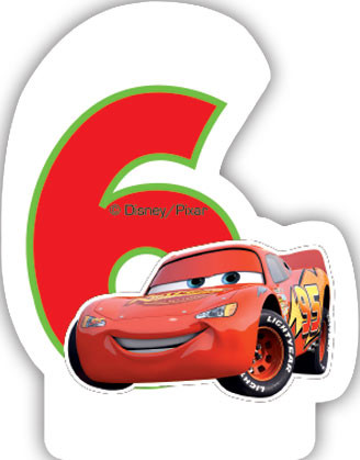 Bougie Cars 6 Ans Bougies Gateau Cars