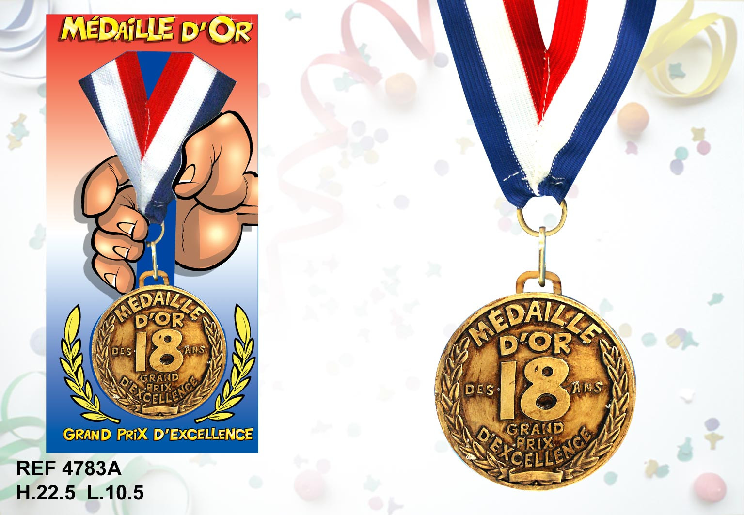 Cadeau Humoristique Medaille D Or Anniversaire 18 Ans A Prix Casse Cadeau Humoristique Medaille D Or Anniversaire 18 Ans A Prix Casse