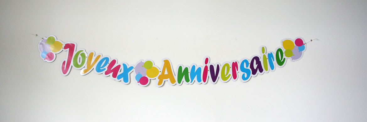 Banniere Joyeux Anniversaire 165 Cm Banniere Joyeux Anniversaire 165 Cm