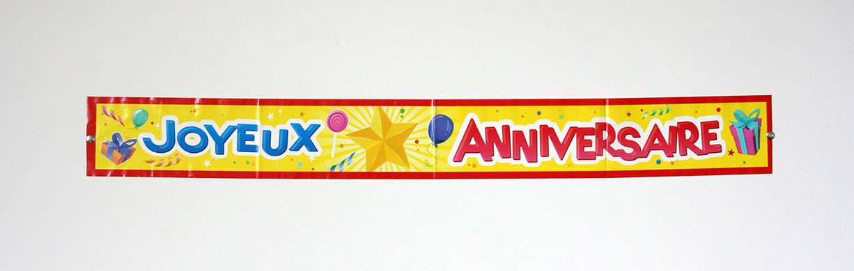 Banderole Joyeux Anniversaire Banderole Joyeux Anniversaire
