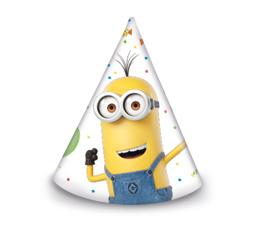 6 Chapeaux Anniversaire Minions Party 6 Chapeaux Anniversaire Minions Party
