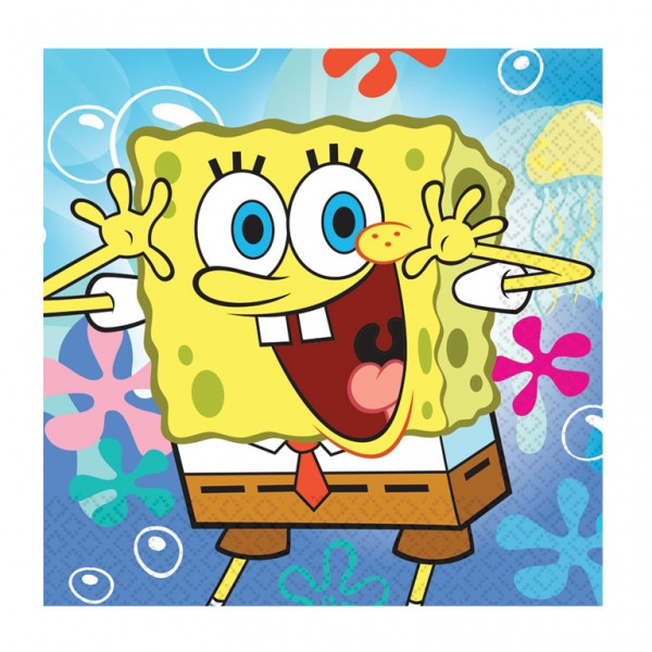 Serviettes Bob L Eponge Pour L Anniversaire De Votre Enfant A Prix Genial Serviettes Bob L Eponge Pour L Anniversaire De Votre Enfant A Prix Genial