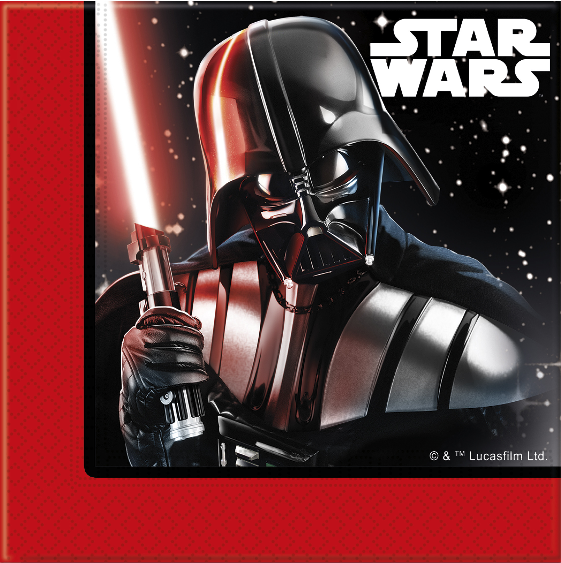 Serviettes Star Wars Dark Vador Serviettes Star Wars Dark Vador