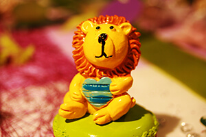 thème bapteme savane sujet lion pour baptême