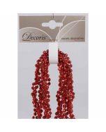 Guirlande de mini diamant - rouge