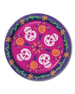 8 Assiettes Dia de los Muertos