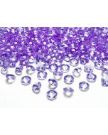 Diamant rond violet x 100 - Ø 1,2 cm