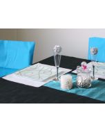 Sets de table rectangulaires intissés - x50 - blanc