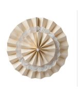 Eventail deco ivoire