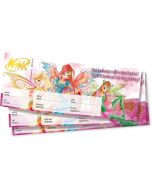 20 invitations Winx Bloomix