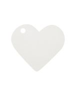 Etiquette Dragées Coeur Blanc