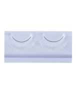 Paire de faux cils blancs courts