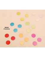 Confetti de forme ronde de couleur