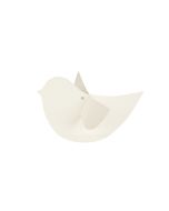 10 Oiseaux déco blancs 