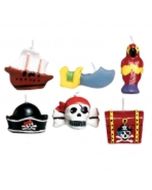 Assortiment de bougies - Pirates - x6