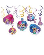 6 suspensions Shimmer et Shine