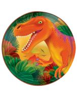 8 Assiettes dinosaures - 18 cm