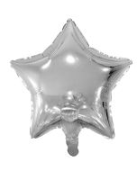 Ballon hélium étoile argent 48 cm