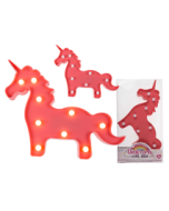 Tête de licorne LED - rose vif   à prix discount