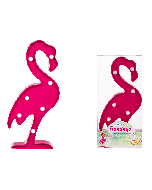 Flamant rose LED 