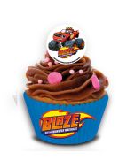 Blaze cupcakes - 2 