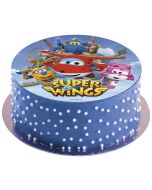 Disque à gâteau sucre Super Wings 20 cm - 2