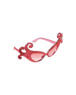 Lunettes rouge arabesque