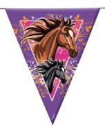 Banderole à drapeaux - Chevaux