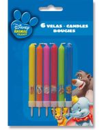 bougies les animaux de Disney