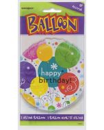 Ballon hélium rond Breezy Birthday
