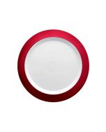 Assiette rouge 6 pcs