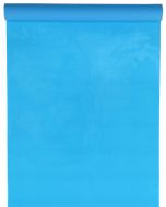 Chemin de table brillant mat turquoise - 30 cm x 5 m