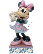 Figurine de collection Minnie rose et bleu