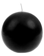 Bougie ronde noire -1
