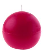 Bougie ronde fuchsia