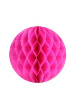 2 boules alvéolées 10cm- fuchsia