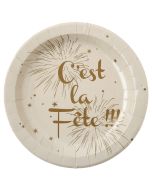 10 assiettes C'est la fête -2