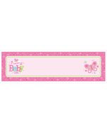 Bannière personnalisable Baby Shower fille