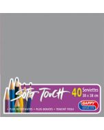 Serviettes soft touch - Acier