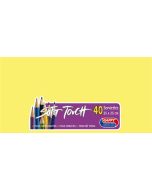 Serviettes soft touch - Jaune