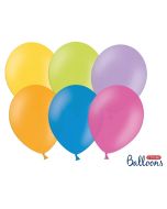 100 ballons 27 cm multicolores pastel