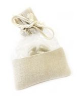 chet dragées organza et toile ivoire
