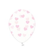 6 x Ballon de baudruche coeur Heart Rose
