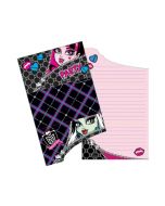 Cartes d'invitation "Monster High"  x 6